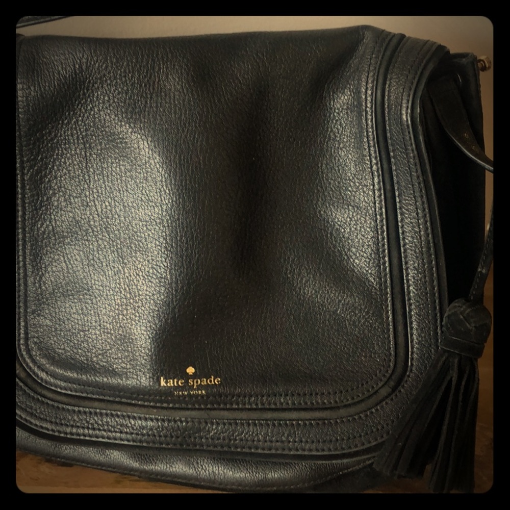 Kate Spade: Beautiful Black Leather/Suede Purse